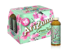Arizona Green Tea 12-pack carton with green tea bottles, Ginseng & Honey