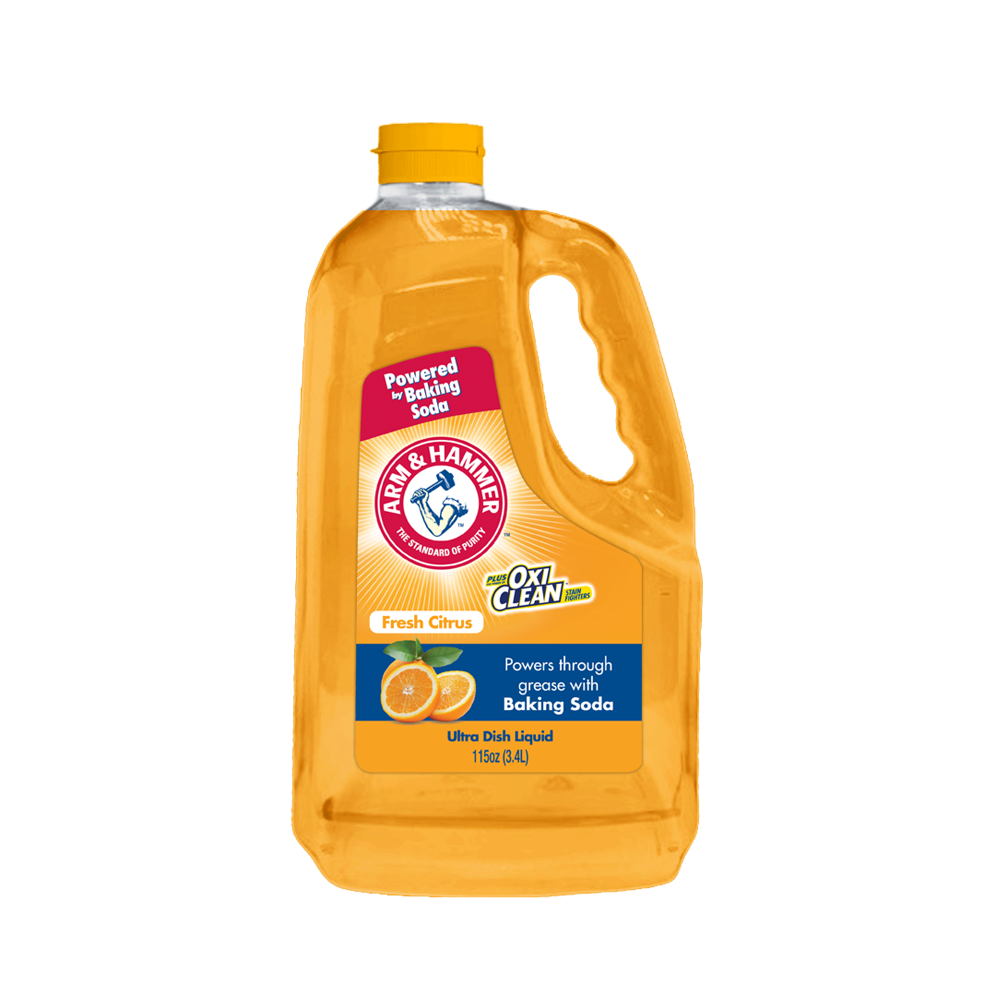 Arm & Hammer + Oxi Clean Ultra Dish Liquid Soap, Fresh Citrus, 64 oz