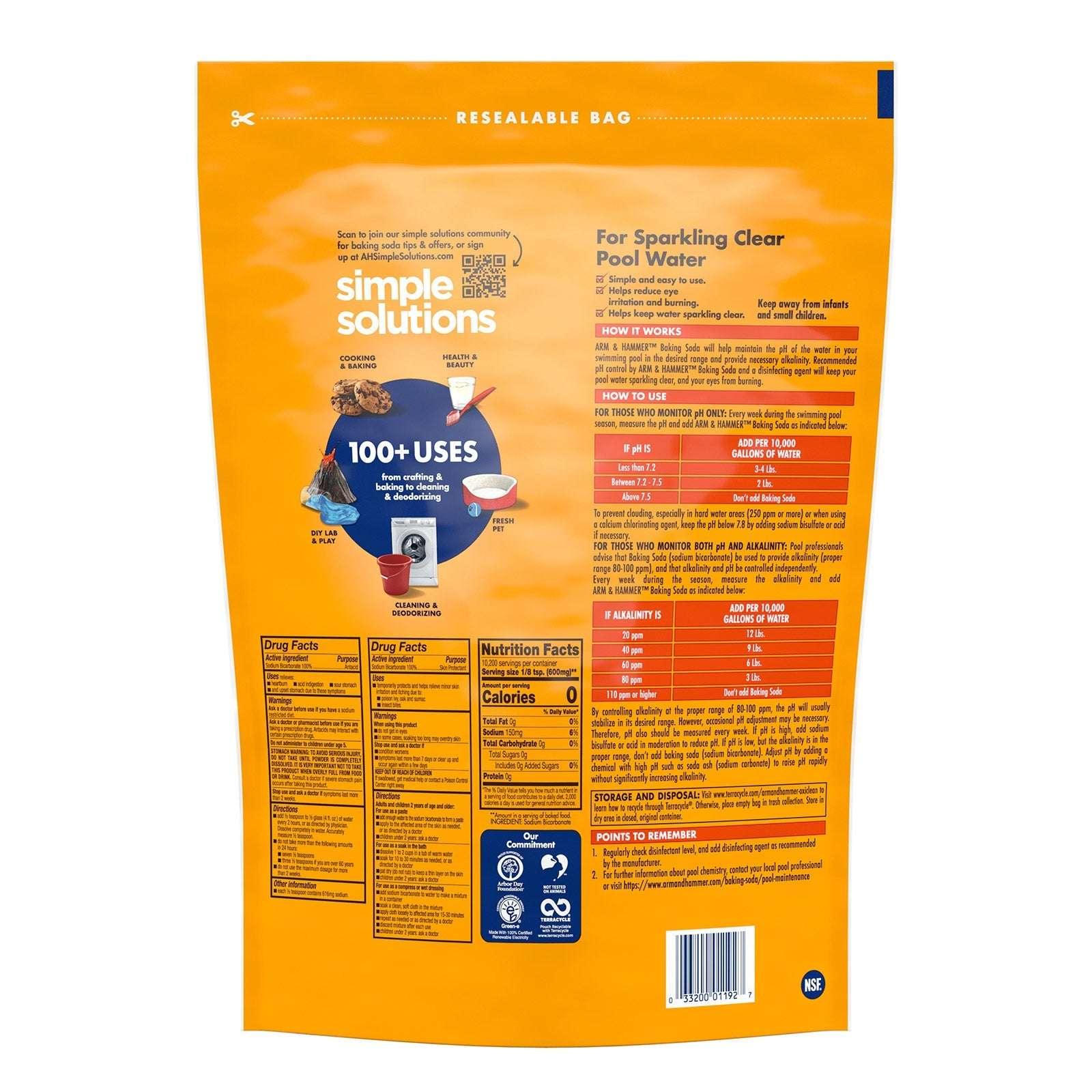 Arm & Hammer, Pure Baking Soda, 13.5 lbs - USA MEGA SHOP