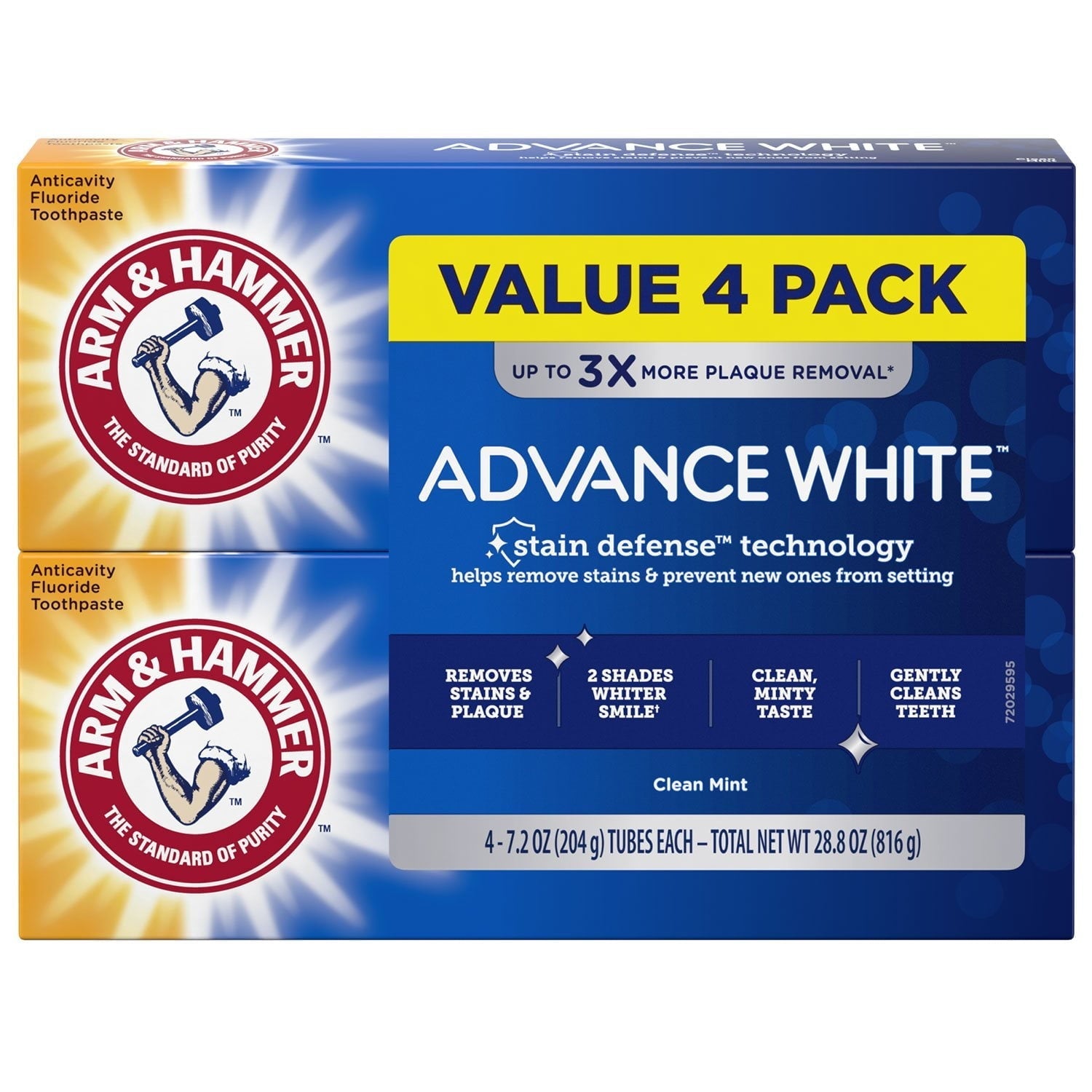 Arm & Hammer Dental Care Advance White Toothpaste, 7.2 oz., 4 pk.