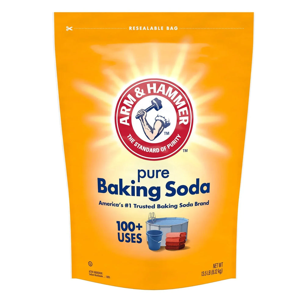 Arm & Hammer, Pure Baking Soda, 13.5 lbs - USA MEGA SHOP
