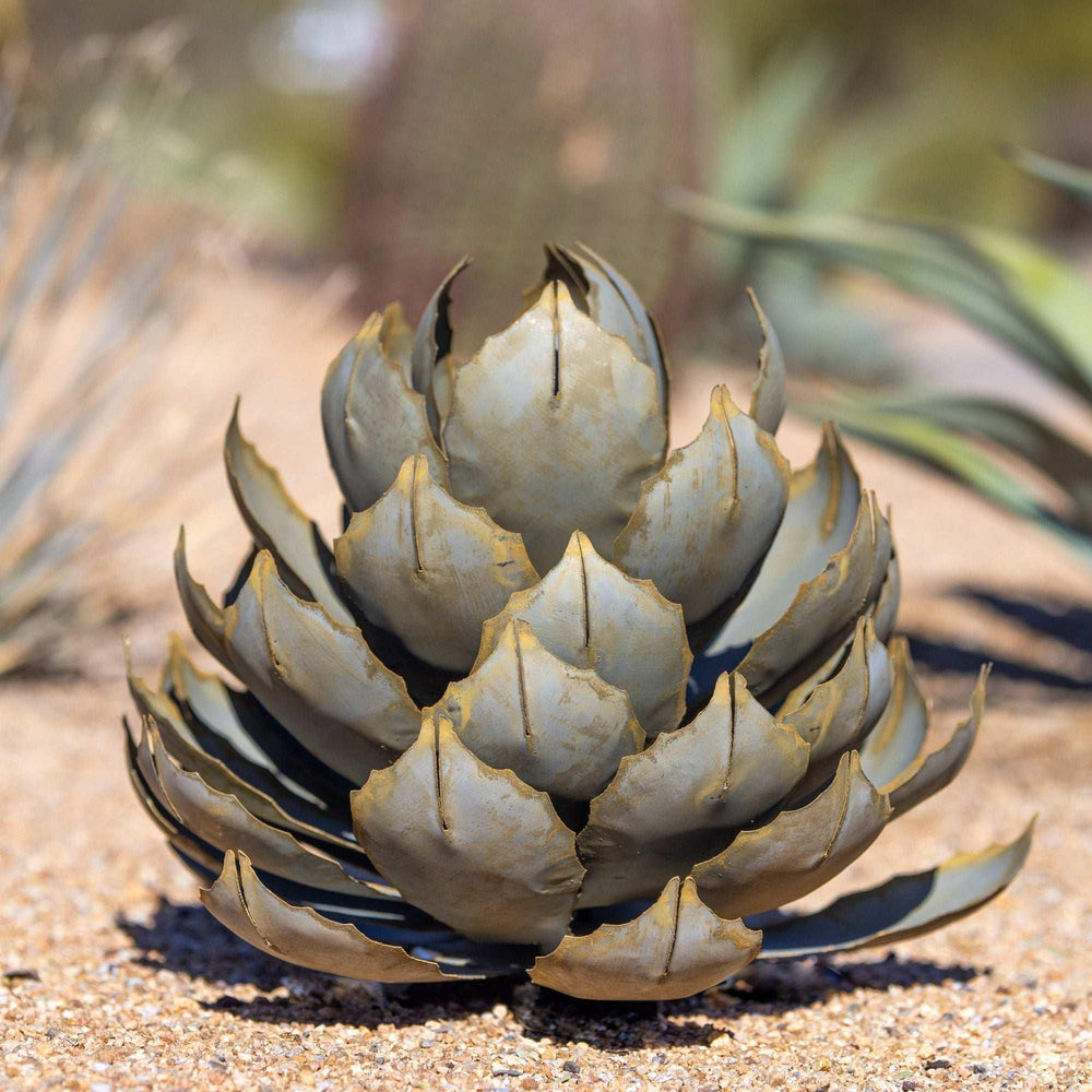 Artichoke Agave Sculpture by Desert Steel - USA MEGA SHOP