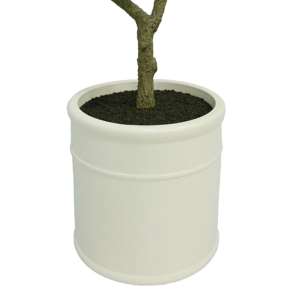 Artificial 6.5‚Äô Olive Tree with French Planter - USA MEGA SHOP