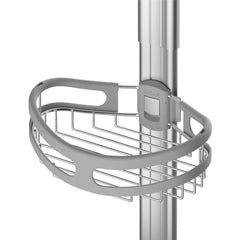 Artika Azzuro Standing Shower Caddy Light Gray