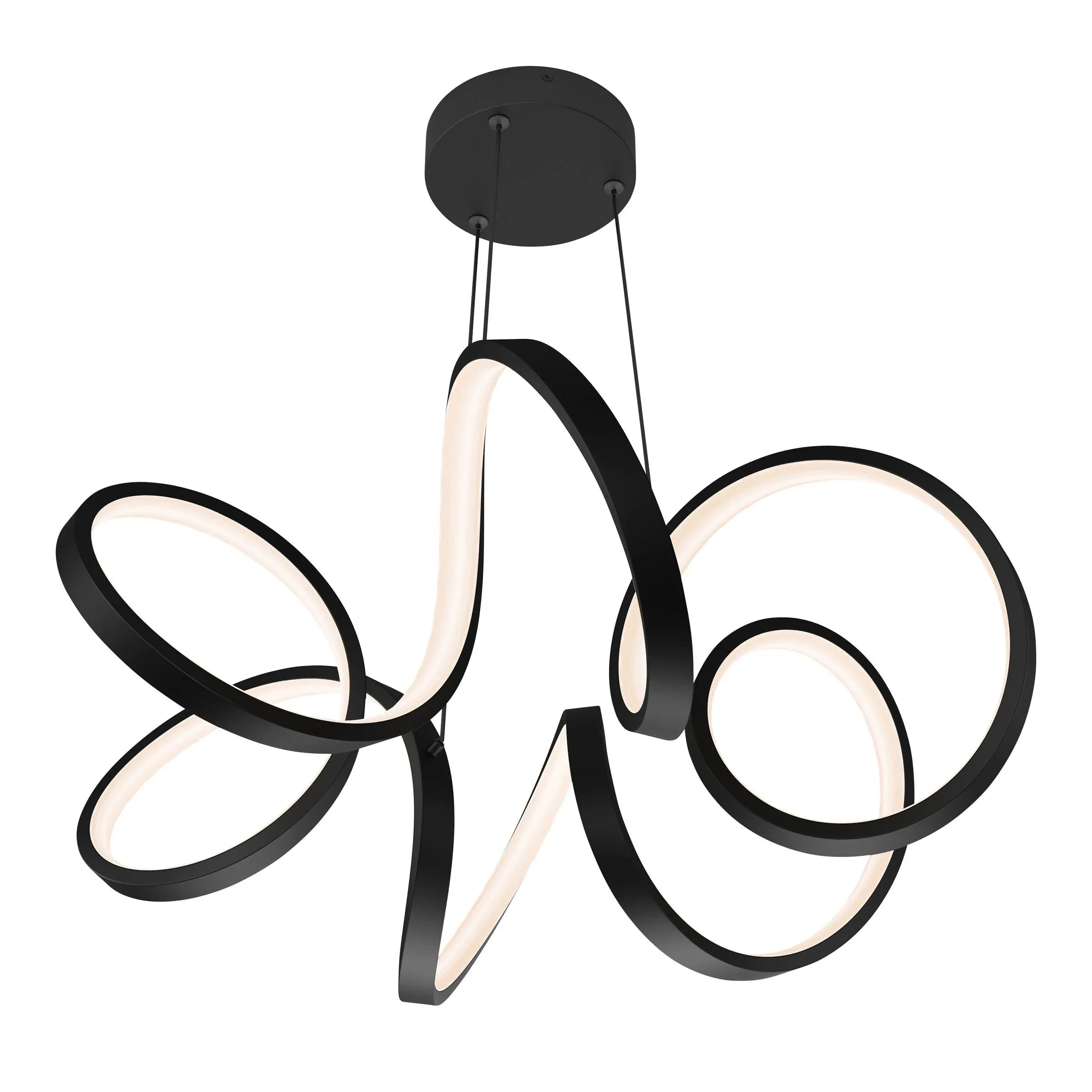 Artika Swirl Ribbon Integrated LED Pendant Light - USA MEGA SHOP