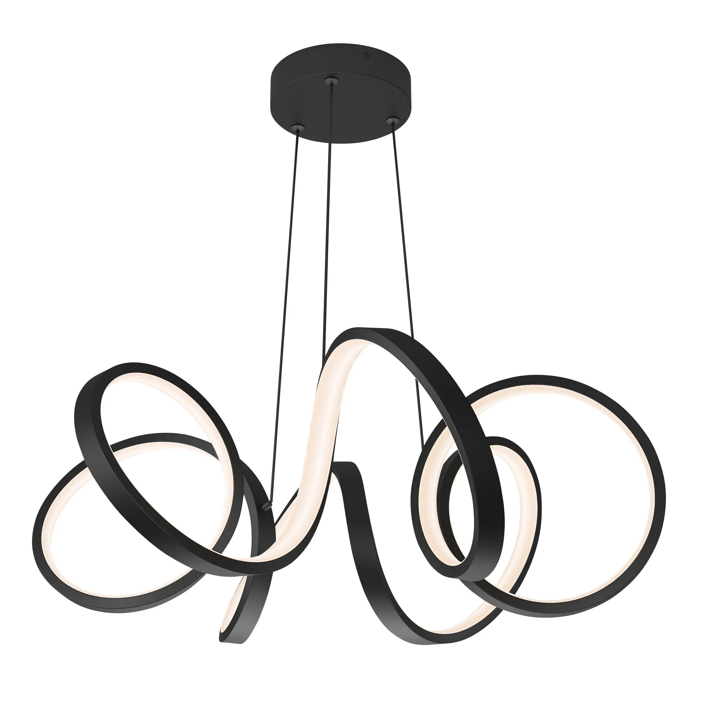 Artika Swirl Ribbon Integrated LED Pendant Light - USA MEGA SHOP