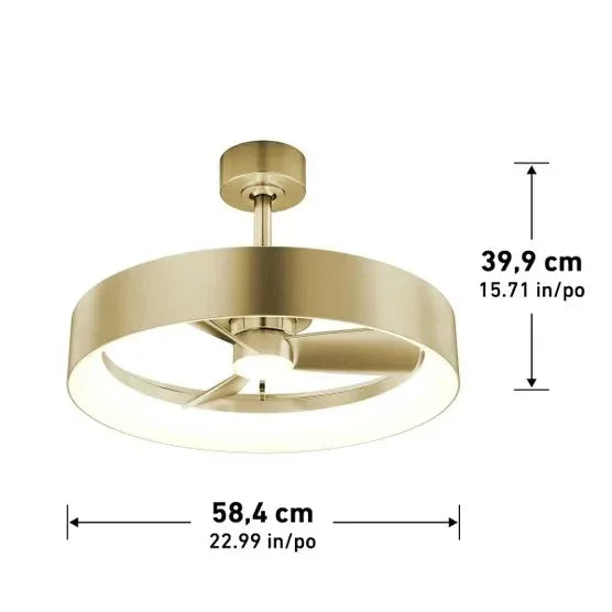 Artika Austin 23" LED Fandelier
