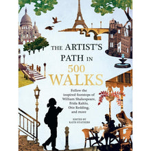 Hardcover travel book with illustrated cover collage and large title text