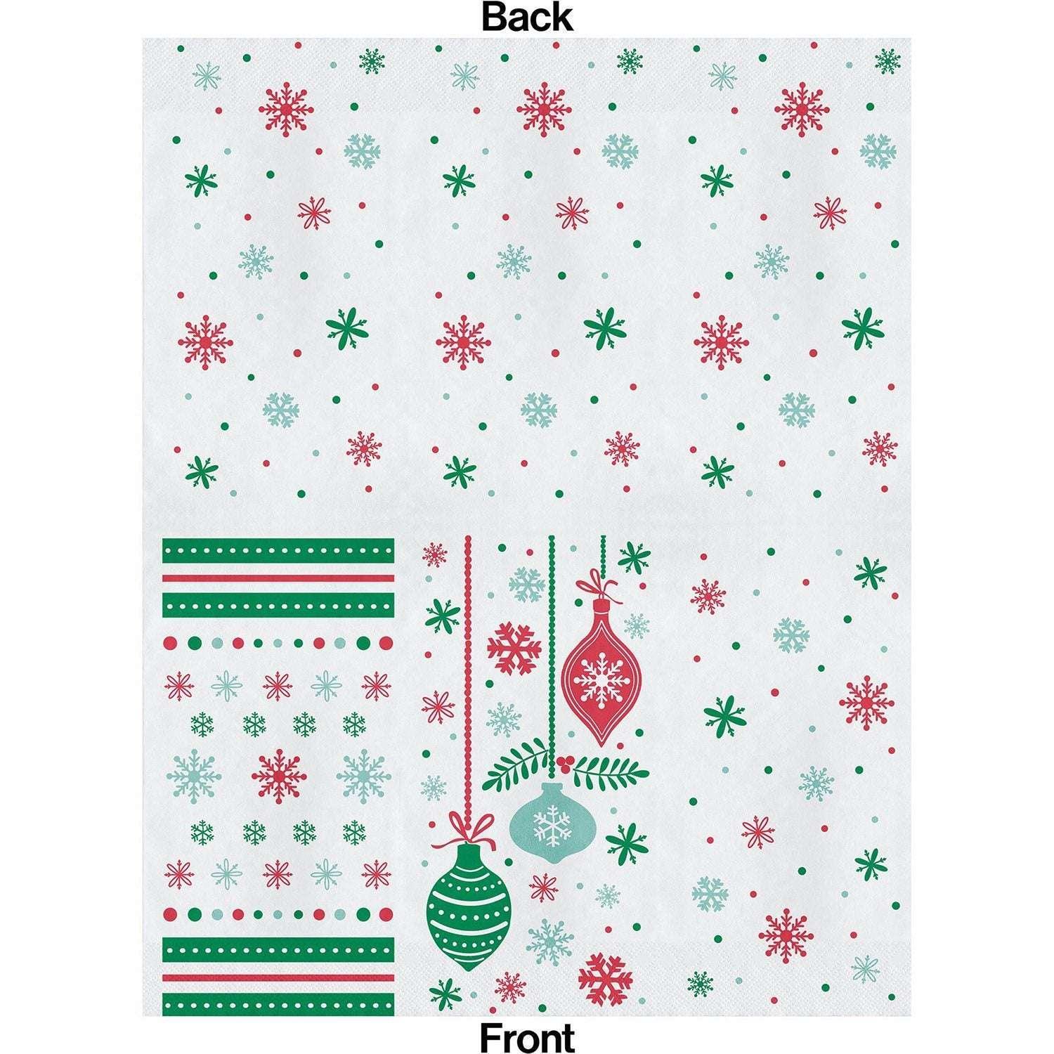 Artstyle Joyous Winter Dinner Paper Napkins, 8" x 4", 100 ct. - USA MEGA SHOP