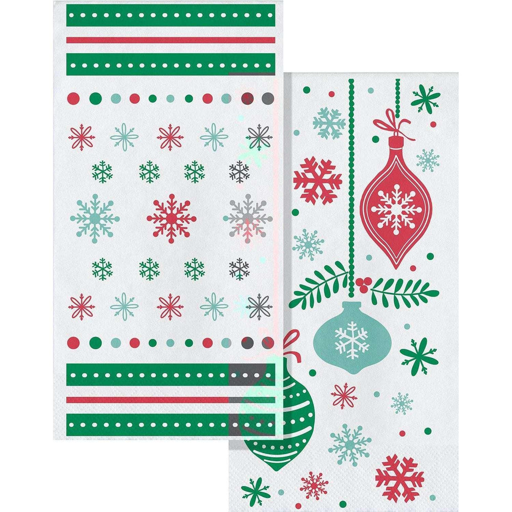 Artstyle Joyous Winter Dinner Paper Napkins, 8" x 4", 100 ct. - USA MEGA SHOP