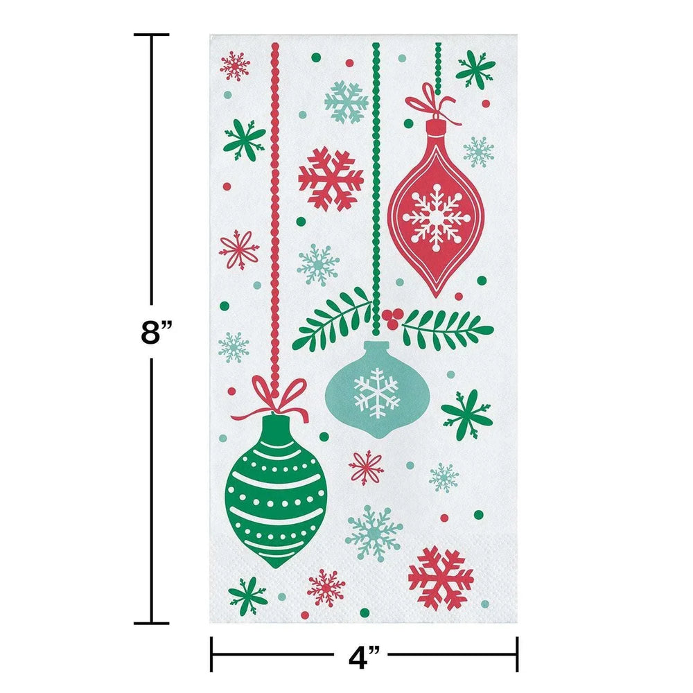 Artstyle Joyous Winter Dinner Paper Napkins, 8" x 4", 100 ct. - USA MEGA SHOP