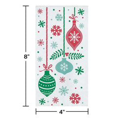 Artstyle Joyous Winter Dinner Paper Napkins, 8" x 4", 100 ct.