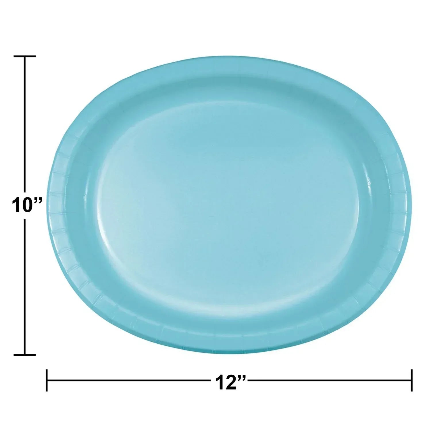 Artstyle Oval Paper Plates 10" x 12", 50 ct., Choose Color
