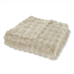 Ashford Home Heavy Weight Ultra Fine Faux Fur Throw Blanket Throw, 60"x70"