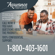 Assurance product helpline and confidential support text panel