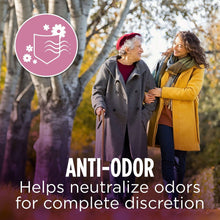 Anti-odor graphic for women’s overnight incontinence underwear