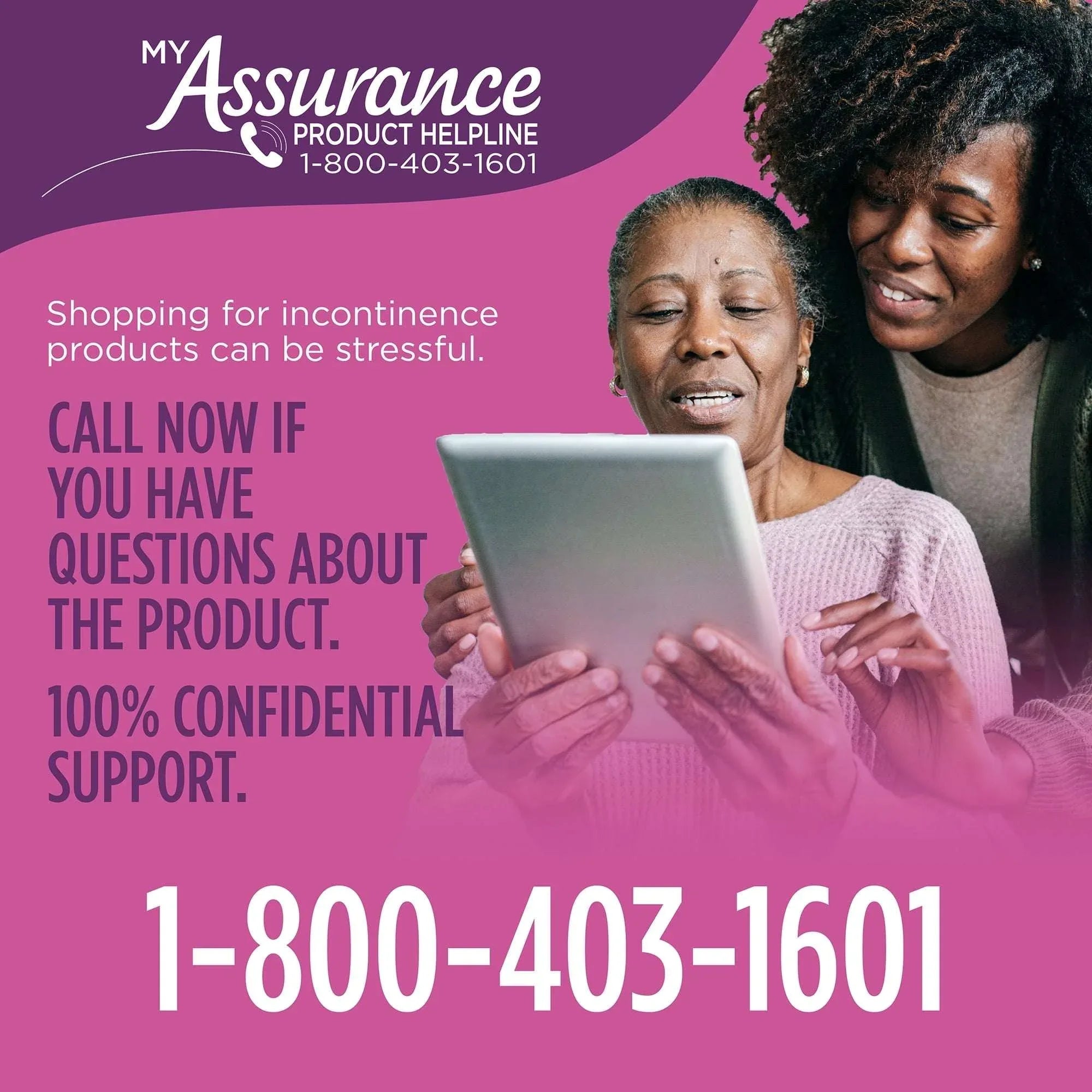 Assurance Women's Overnight Incontinence & Postpartum Underwear, XL , Ultimate Absorbency (16 Count)