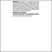 Caramel chocolate nut roll snack bar ingredients list panel