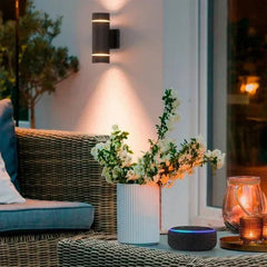Atomi Smart Wi-Fi Rotundus Outdoor Wall Sconces 2-pack