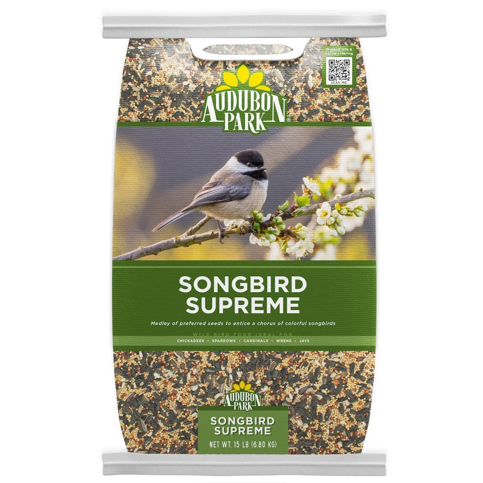 Audubon Park Songbird Supreme Wild Bird Food, Dry, 1 Count per Pack, 15 lbs. - USA MEGA SHOP