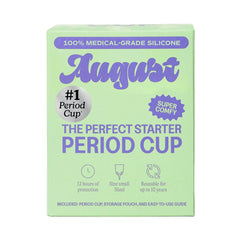 August Medical Grade Soft Silicone Period Cup, 1 Count