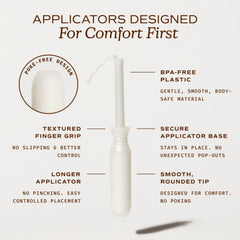 August Organic Cotton Combo Regular and Super Tampons, 24 Count (PACK OF 3 )