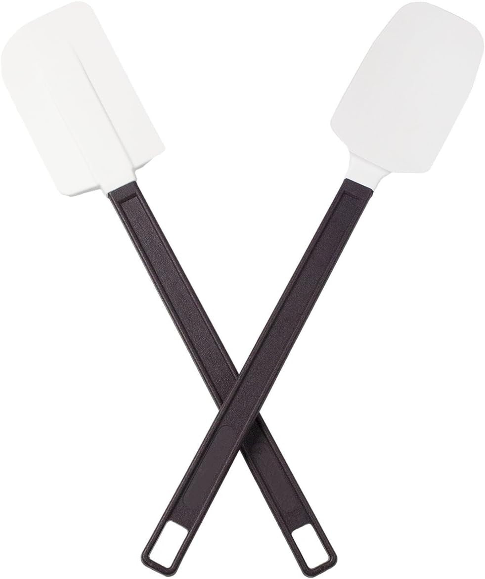 Avant Grub's High-Temp, 14 Silicone Spatula & Scraper Set! Extra Long for Reaching Deep Bowls. High Strength, Restaurant-Grade Materials Wont Break Under Heavy Use.