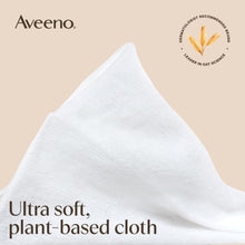 Ultra-soft plant-based cloth wipe, folded white with visible texture