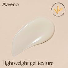 Lightweight gel texture swatch of face moisturizer in teardrop shape