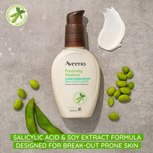 Aveeno Positively Radiant clear complexion daily moisturizer with soy extract