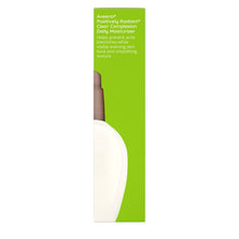 Aveeno Positively Radiant clear complexion daily moisturizer box side panel