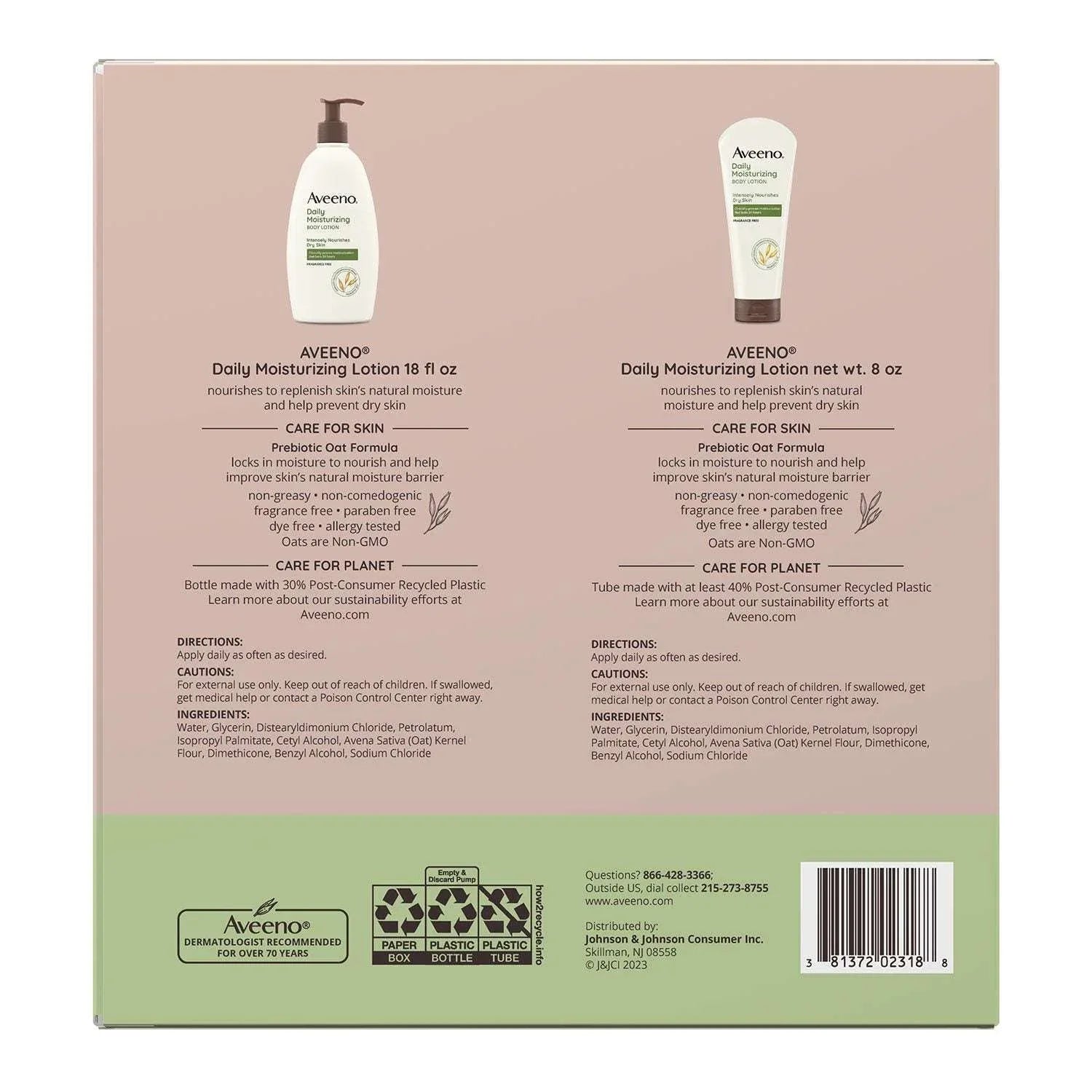 Aveeno Daily Moisturizing Body Lotion Set - USA MEGA SHOP