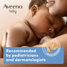 Aveeno baby lotion recommended by pediatricians and dermatologists for sensitive skin