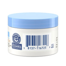 Aveeno baby eczema therapy nighttime balm jar with barcode on white label
