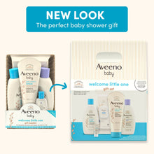 Aveeno Baby welcome little one gift set box with five oat baby care products
