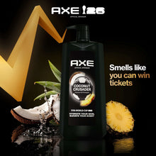 AXE Coconut Crusader moisturizing body wash bottle with pump