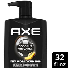 AXE Coconut Crusader body wash bottle front with 32 fl oz marking