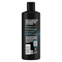 Axe body wash bottle back label
