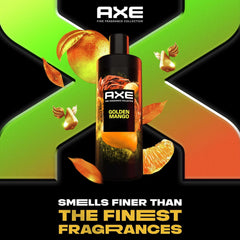 Axe Fine Fragrance Long Lasting Moisturizing Men's Body Wash Golden Mango, 18 oz