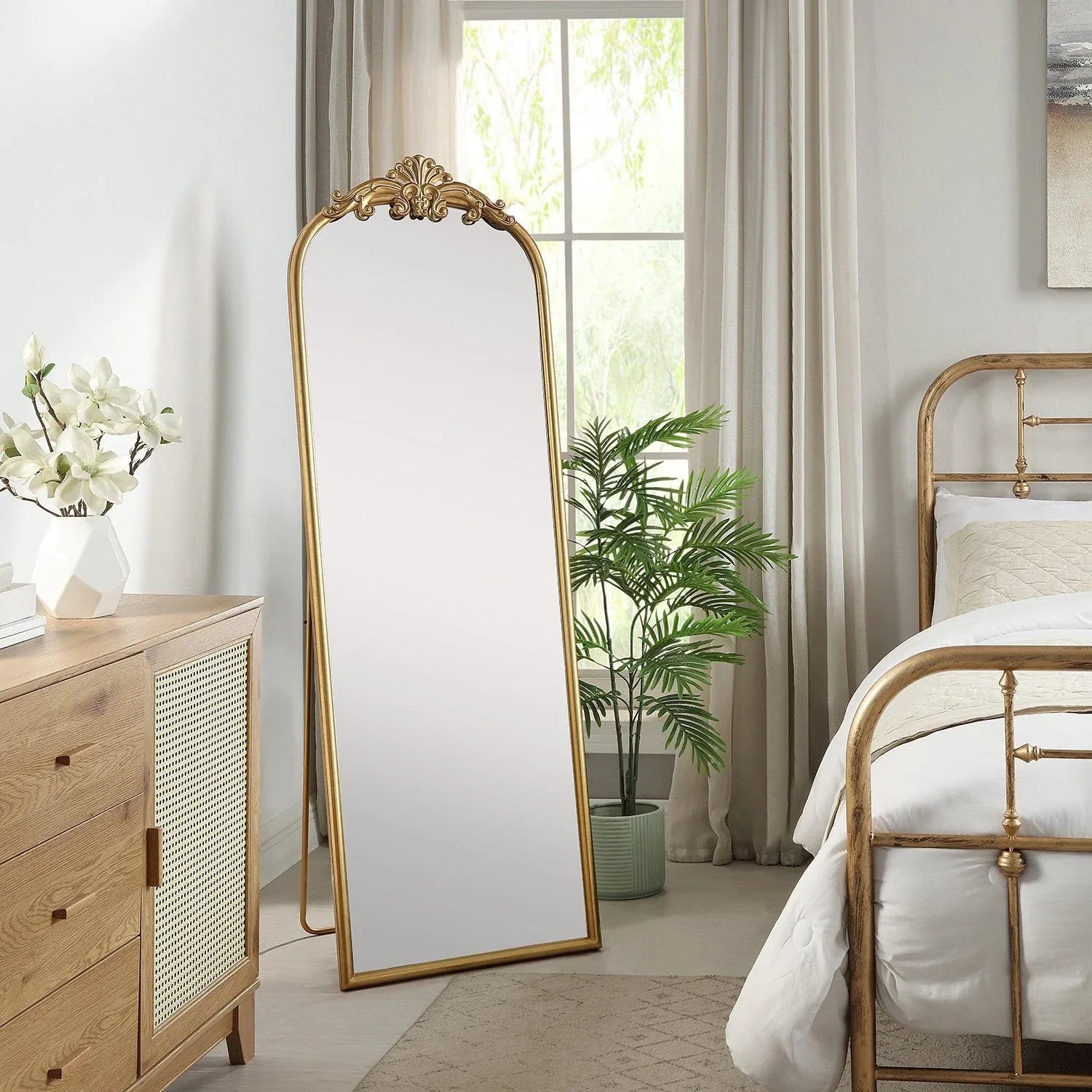 Azalea Park Filigree Easel Full Length Mirror - USA MEGA SHOP
