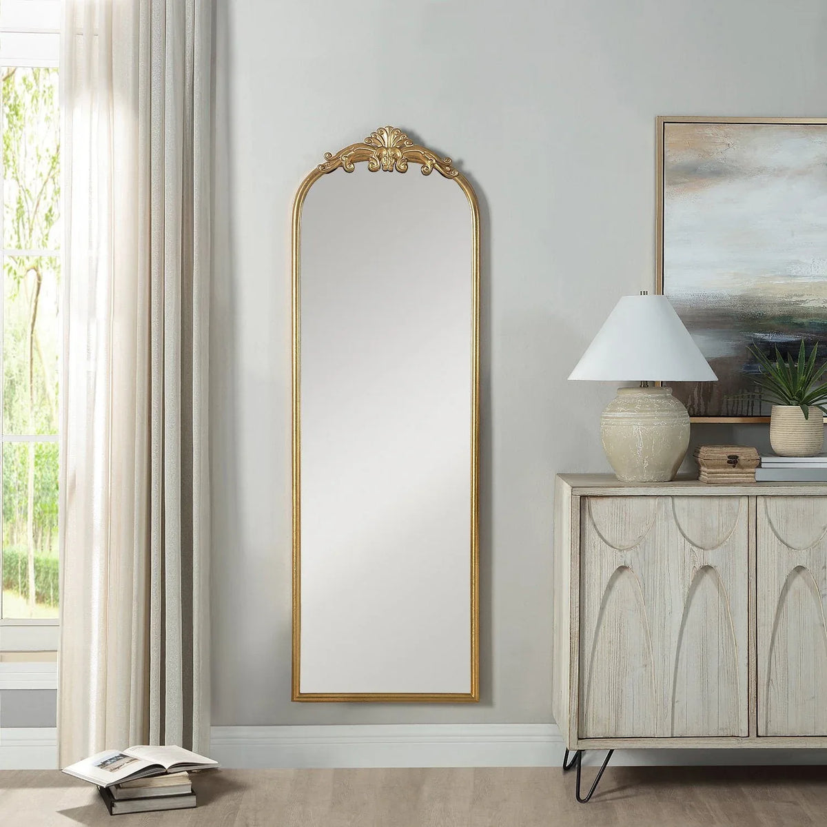 Azalea Park Filigree Easel Full Length Mirror - USA MEGA SHOP