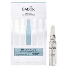 BABOR Hydra Plus booster treatment ampoules in carton with single vial