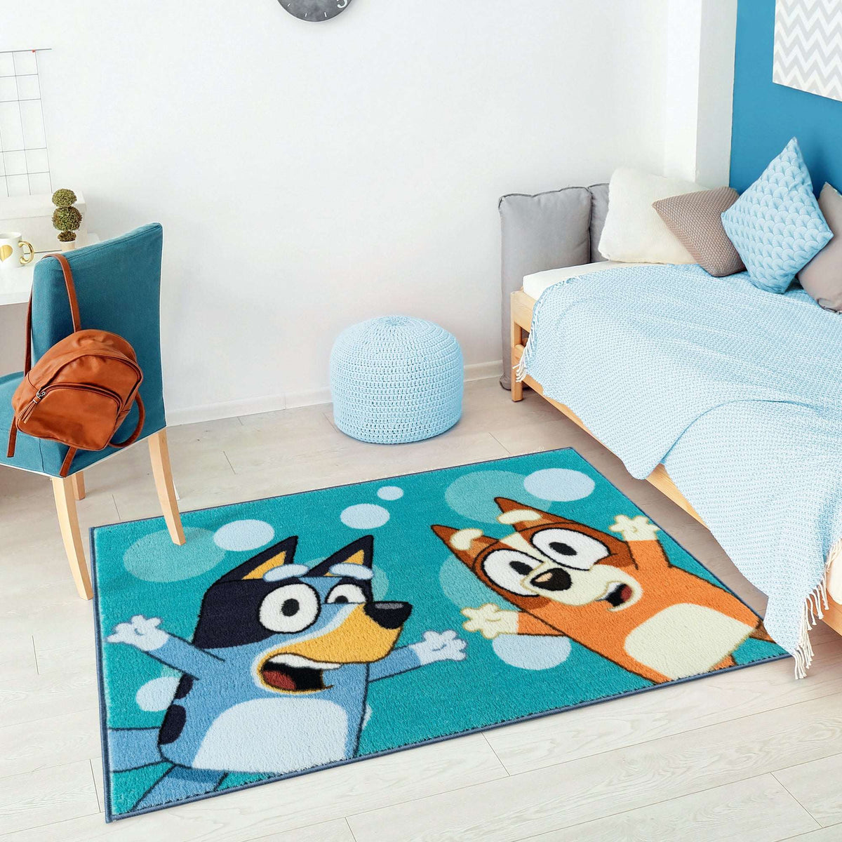 BBC Bluey & Bingo Printed Youth Indoor Rug, 31.5"x46"