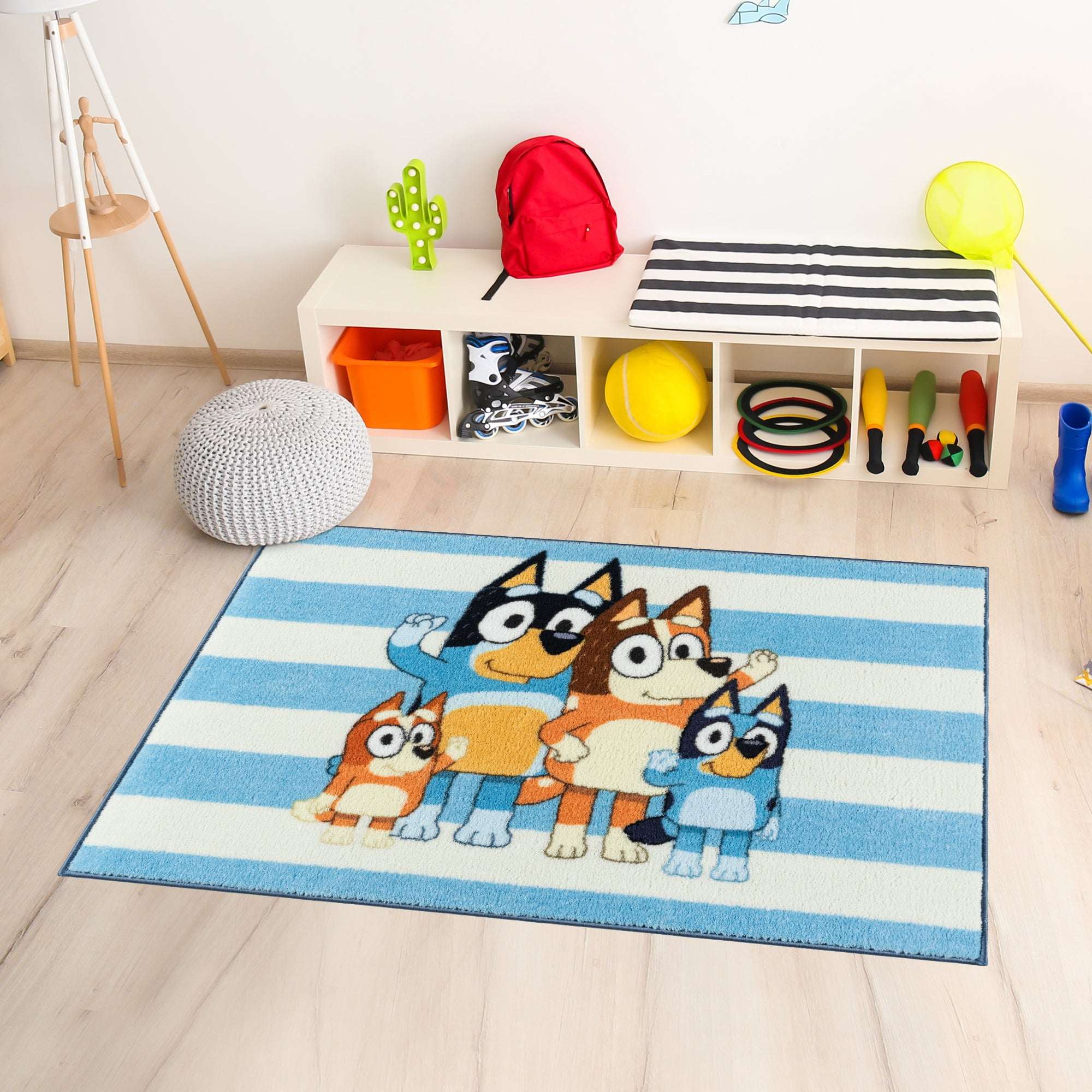 BBC Bluey & Bingo Printed Youth Indoor Rug, 31.5"x46"