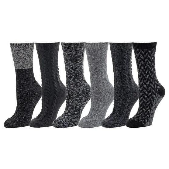 BEARPAW Women's Boot Sock, 6-pair - USA MEGA SHOP