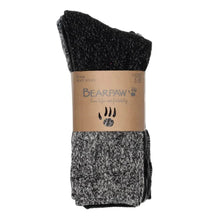 Women’s boot socks multipack, dark charcoal melange knit, cuff with logo label
