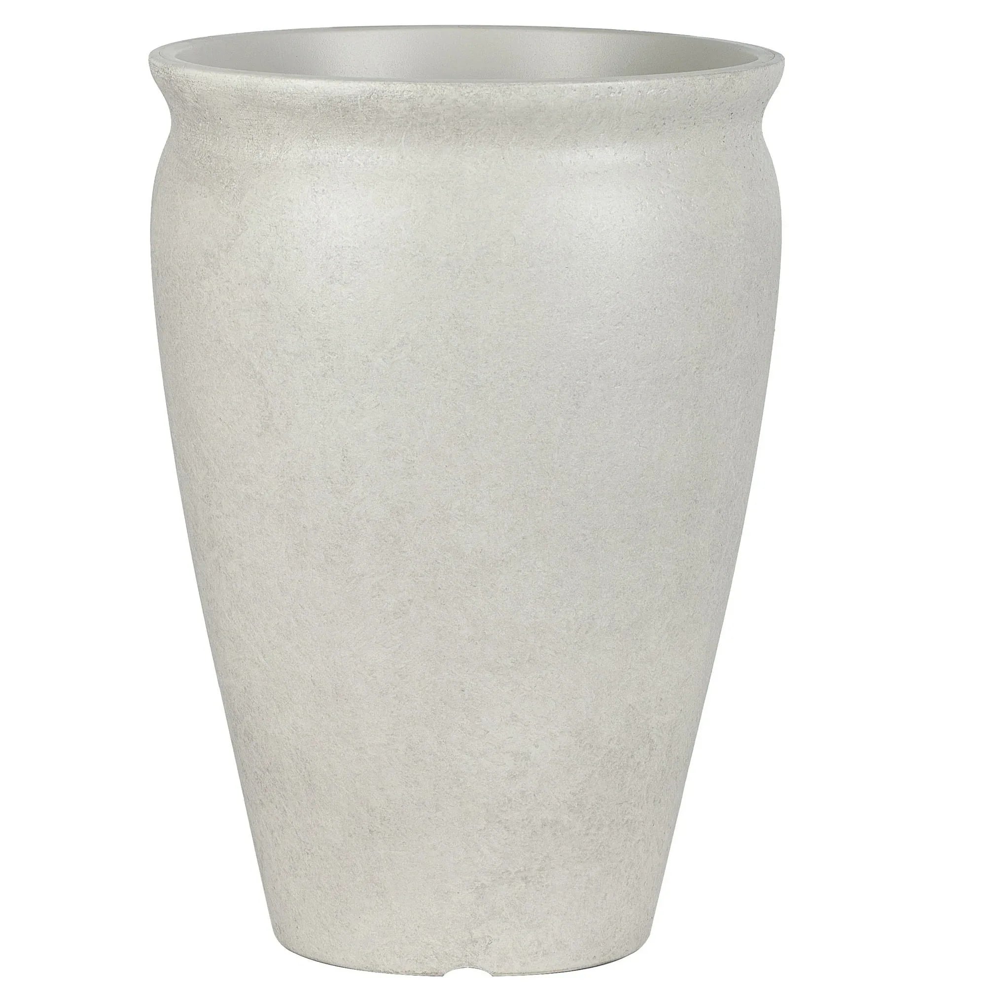 Better Homes & Gardens 14inch Hawthorn Planter Gypsum with Modern Design for Indoor Outdoor Plant
