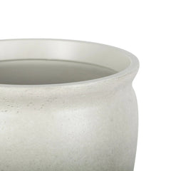 Better Homes & Gardens 14inch Hawthorn Planter Gypsum with Modern Design for Indoor Outdoor Plant