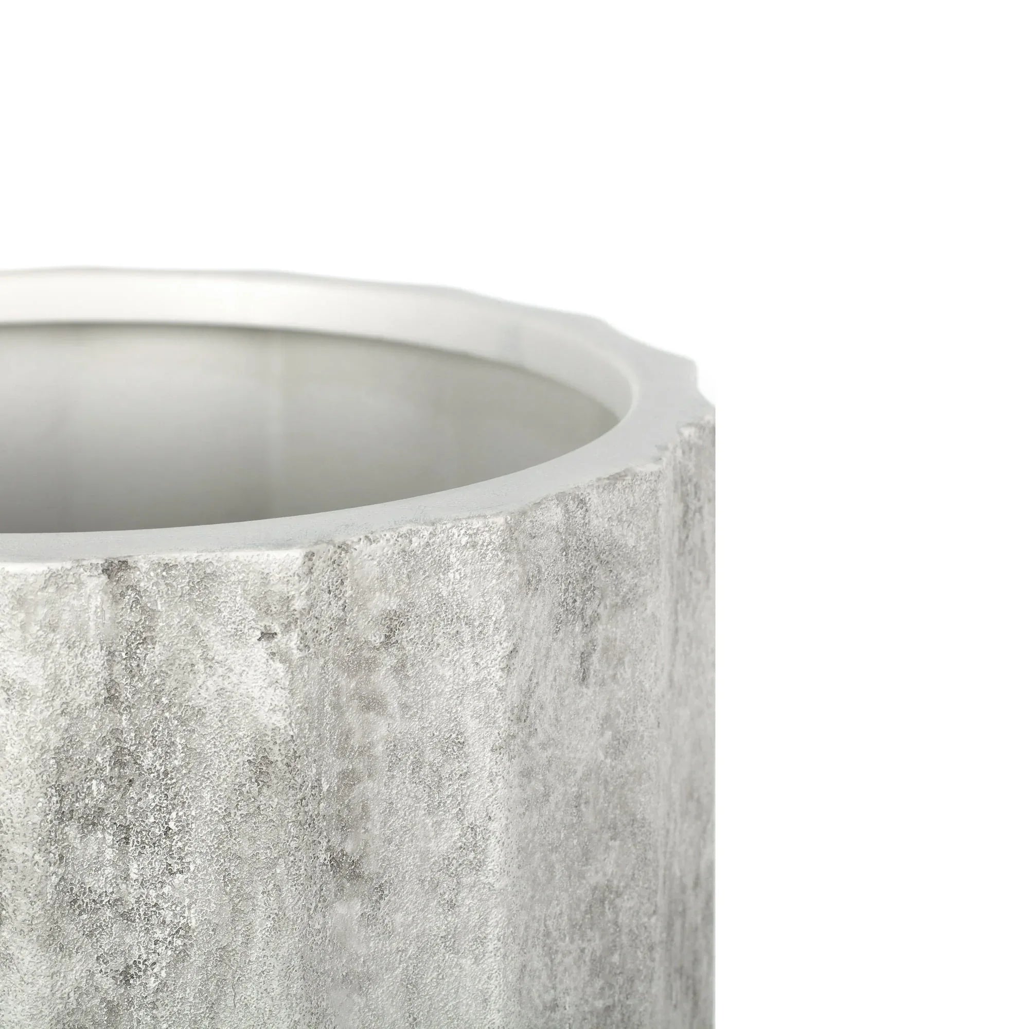 Better Homes & Gardens Adler 16 inch Resin Planter With Modern Design for Indoor Outdoor Plant