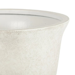 Better Homes & Gardens 20 inch Carmen Urn Planter, Gypsum with Modern Design for Indoor Outdoor Plant
